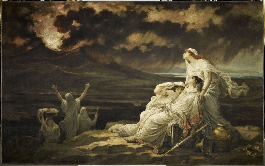 "Herculano, 23 de agosto del año 79", de Hector Leroux, 1881, óleo sobre lienzo, 189,8 x 301 cm, París, Musée d’Orsay © RMN-Grand Palais (musée d'Orsay) / René-Gabriel Ojéda.