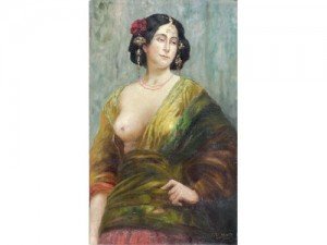 Eduardo Chicharro (1873-1949), óleo sobre lienzo 100 X 60,5 cm