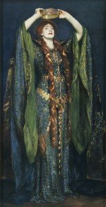 Ellen Terry como Lady Macbeth, por John Singer Sargent, 1889. 