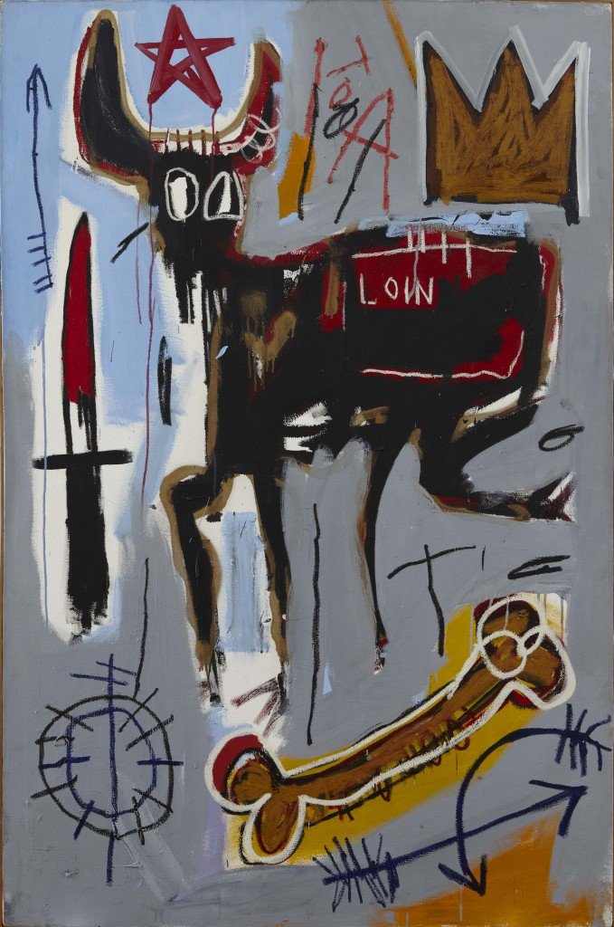 Lomo (Loin), 1982, por Jean-Michel Basquiat.Acrílico y barra de óleo sobre lienzo. © Estate of Jean-Michel Basquiat. Licensed by Artestar, New York. 