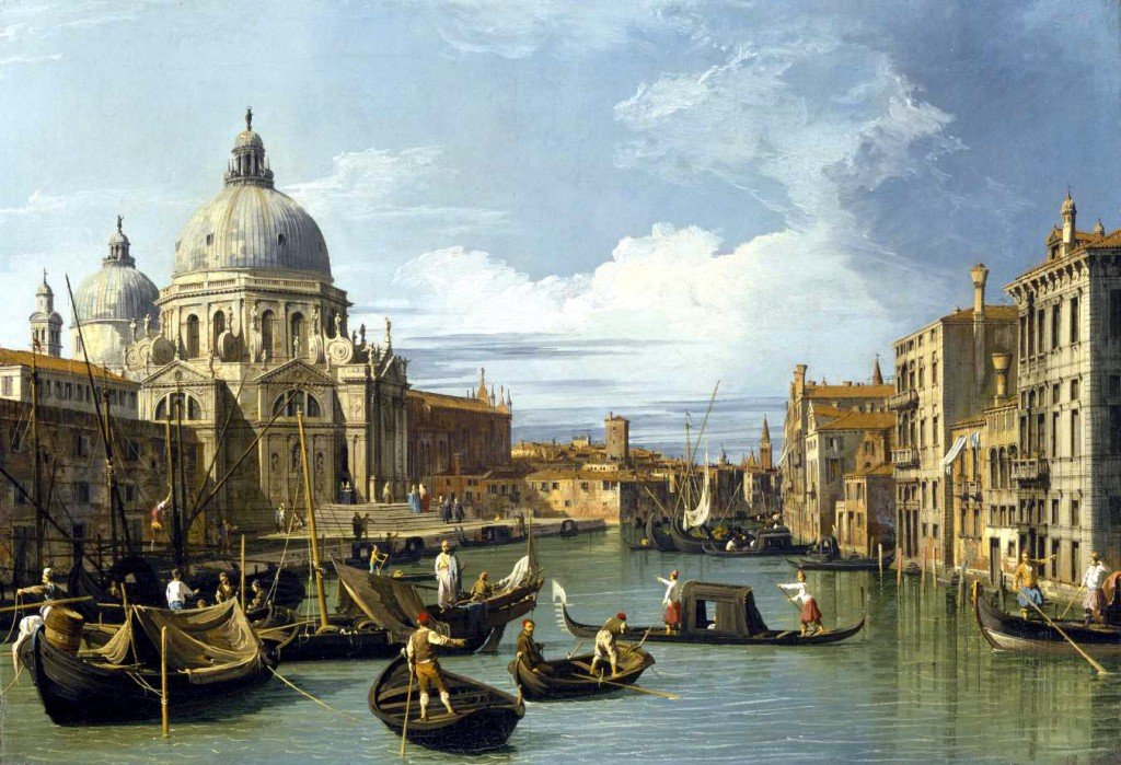 Canaletto, entrada al gran canal