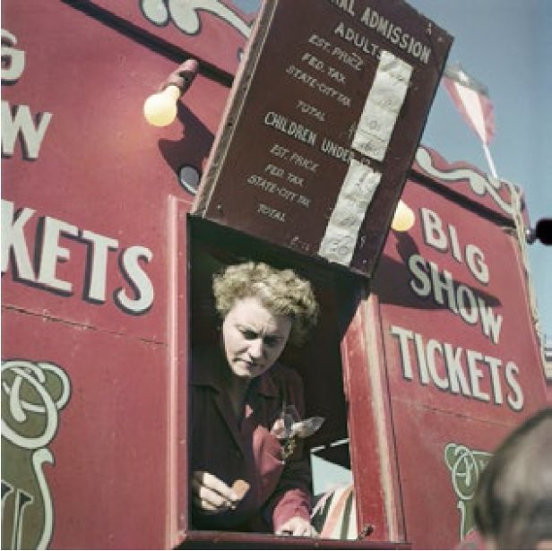 Familia Rambaugh, Circo, por Robert Capa, Indiana, USA, 1949 © Robert Capa/International Center of Photography/Magnum Photos. 