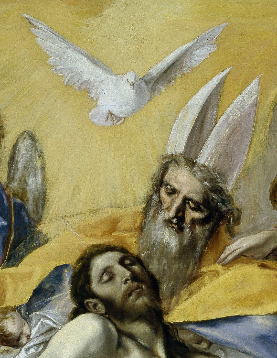 La Trinidad (detalle), óleo sobre lienzo, 1577-79, Madrid, Museo del Prado.