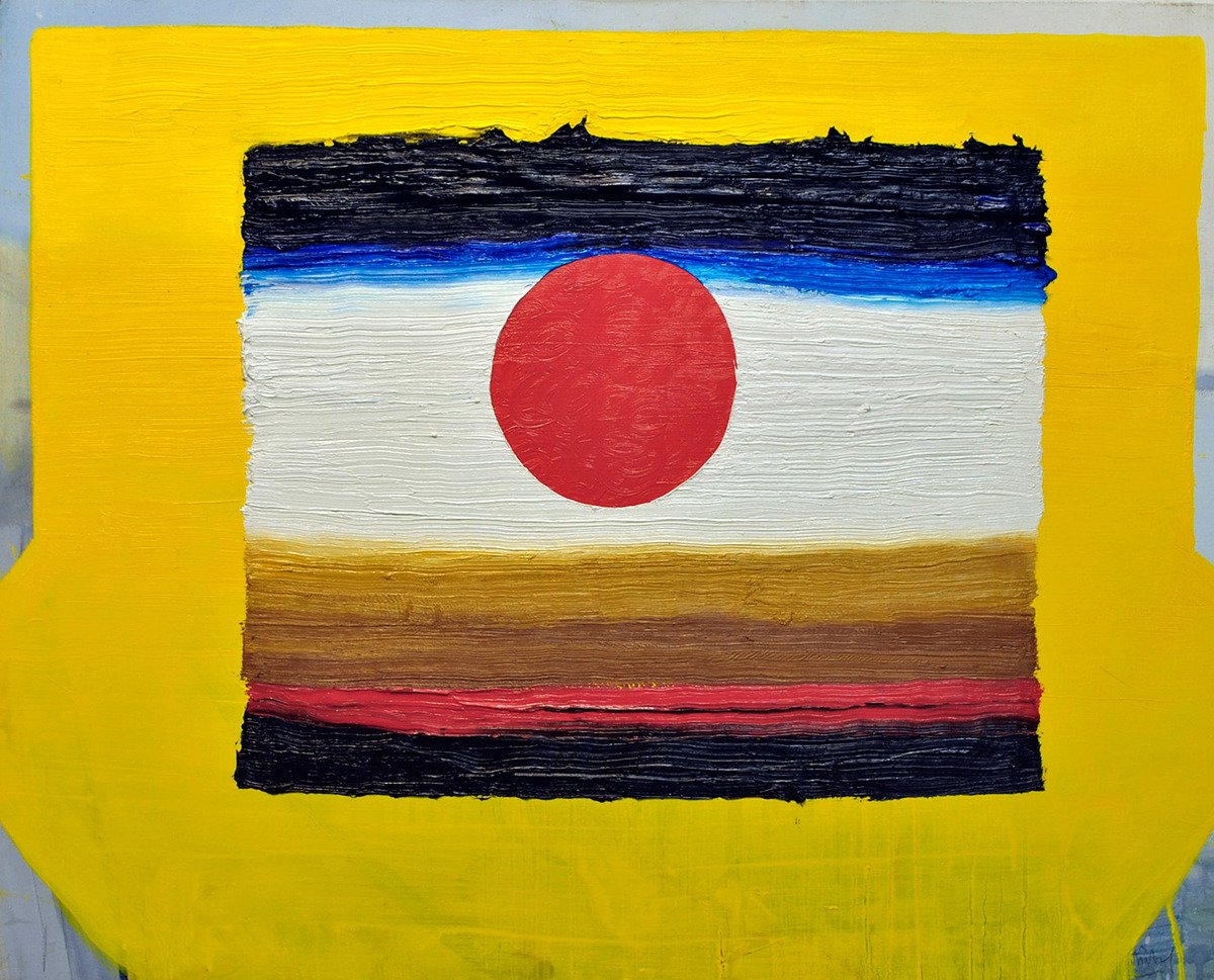 High hopes, de Alejandro Botubol, óleo sobre lienzo, 81 x 65 cm, en Espacio Valverde (Madrid). 2015
