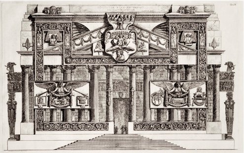 Grabado de Piranesi.