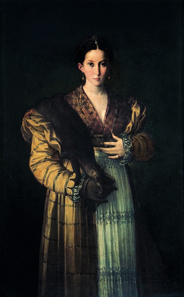 Antea, de Parmigianino, óleo sobre lienzo, Nápoles, Museo di Capodimonte.