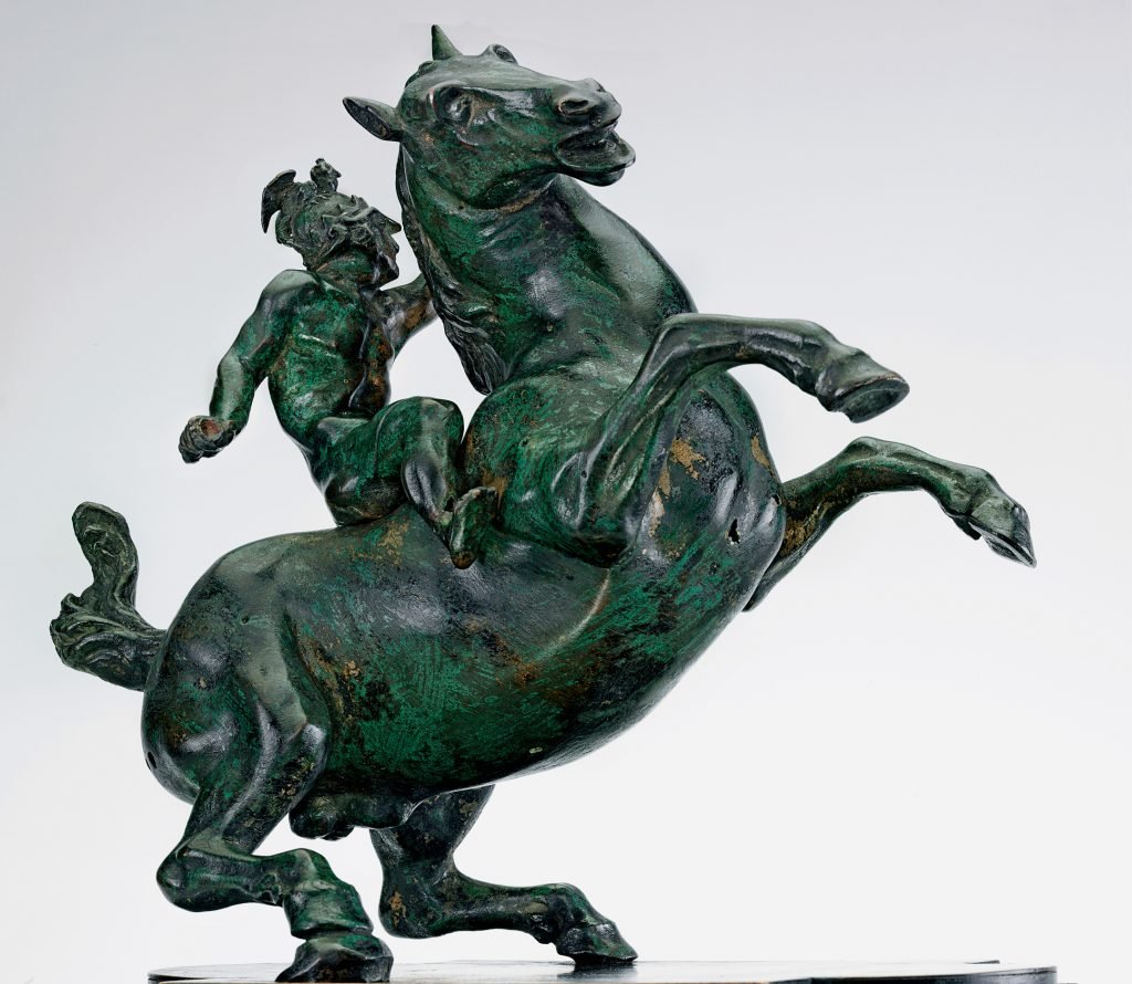 Guerrero a caballo, de Leonardo da Vinci, bronce, 24,3 cm, Budapest, Szepmüveszeti Muzeum © Szepmüveszeti Múzeum / Museum of Fine Arts Budapest.