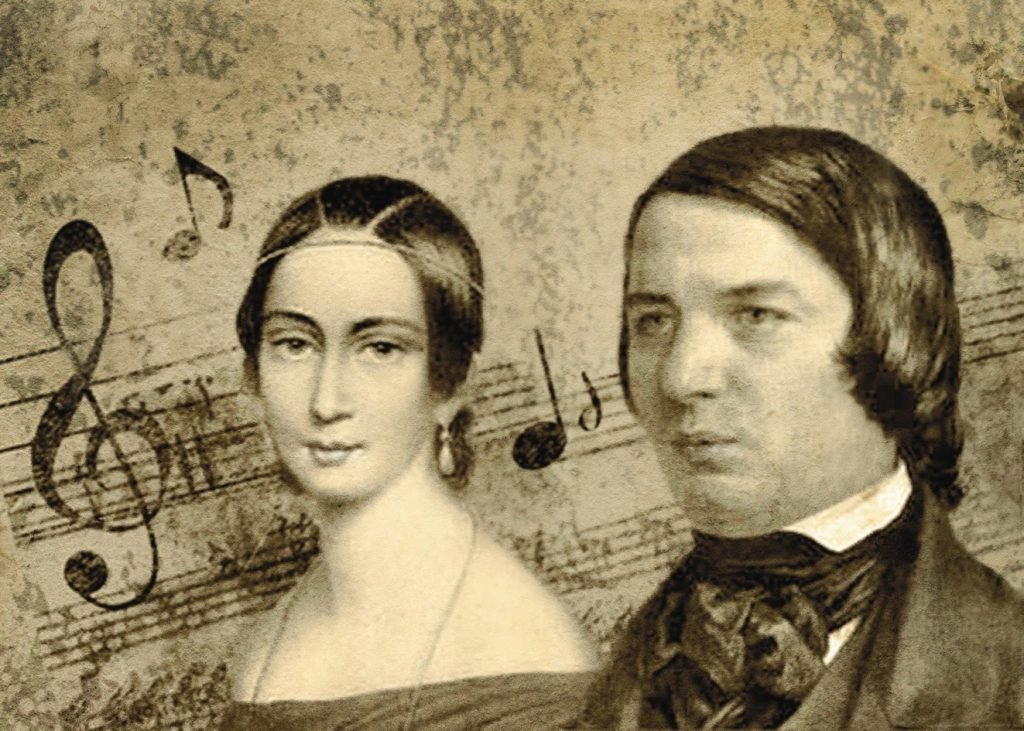 Robert y Clara Schumann.