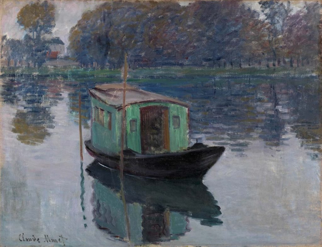 De schildersboot, de Claude Monet.